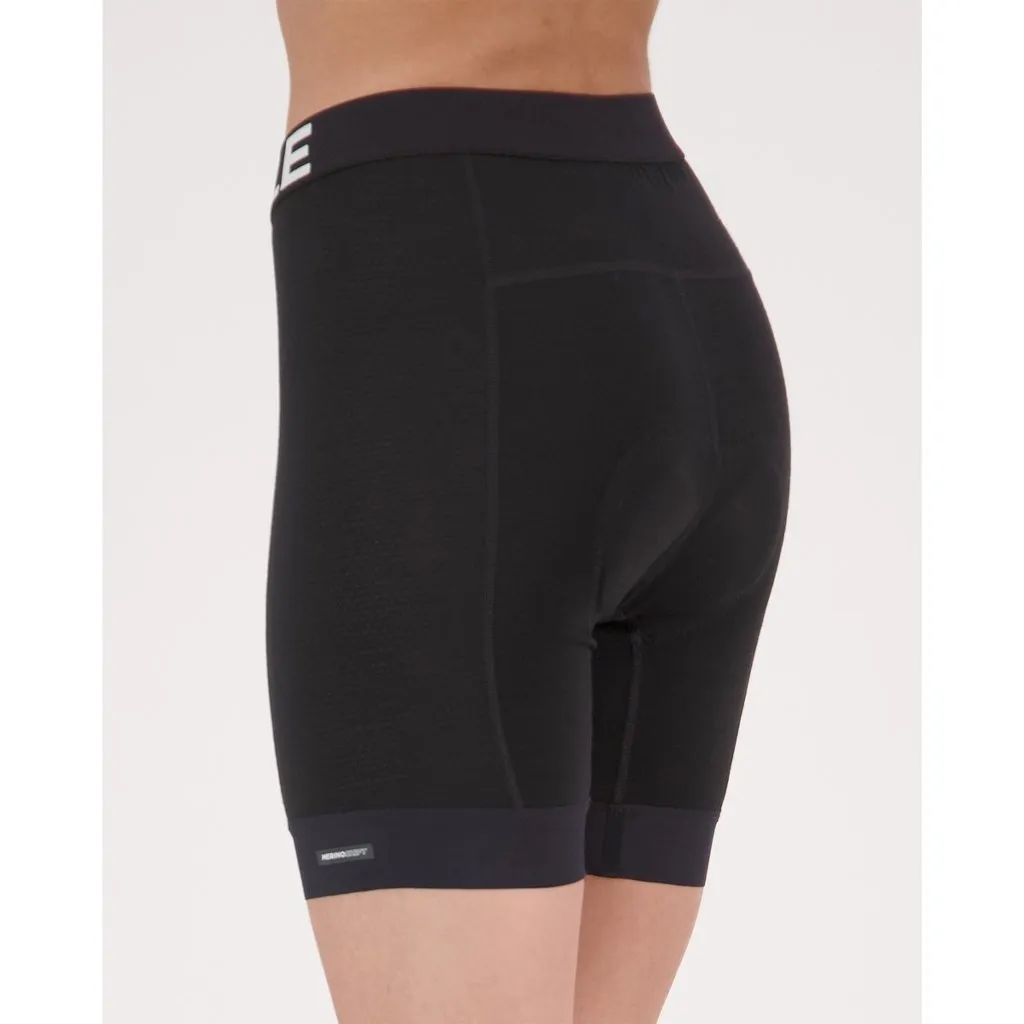 Short Liner Mons Royale Womens Epic Merino Bike - Black