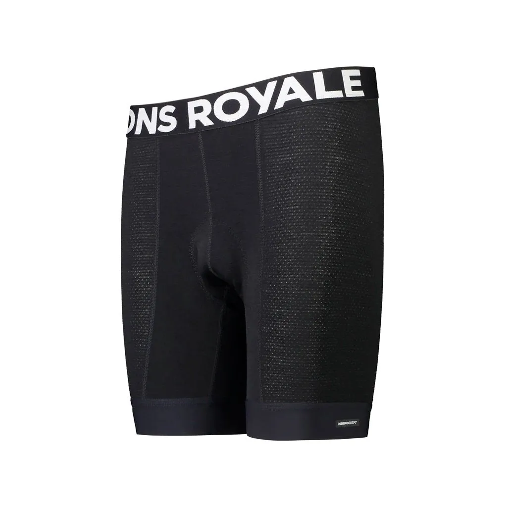 Short Liner Mons Royale Womens Epic Merino Bike - Black