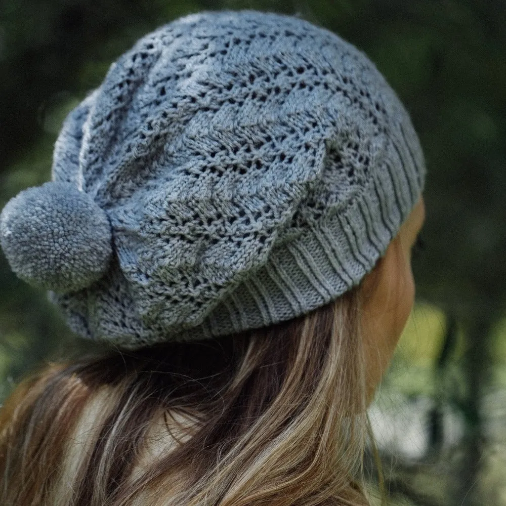 Sienna Slouchy Hat Knitting Pattern - 4Ply (HC12)