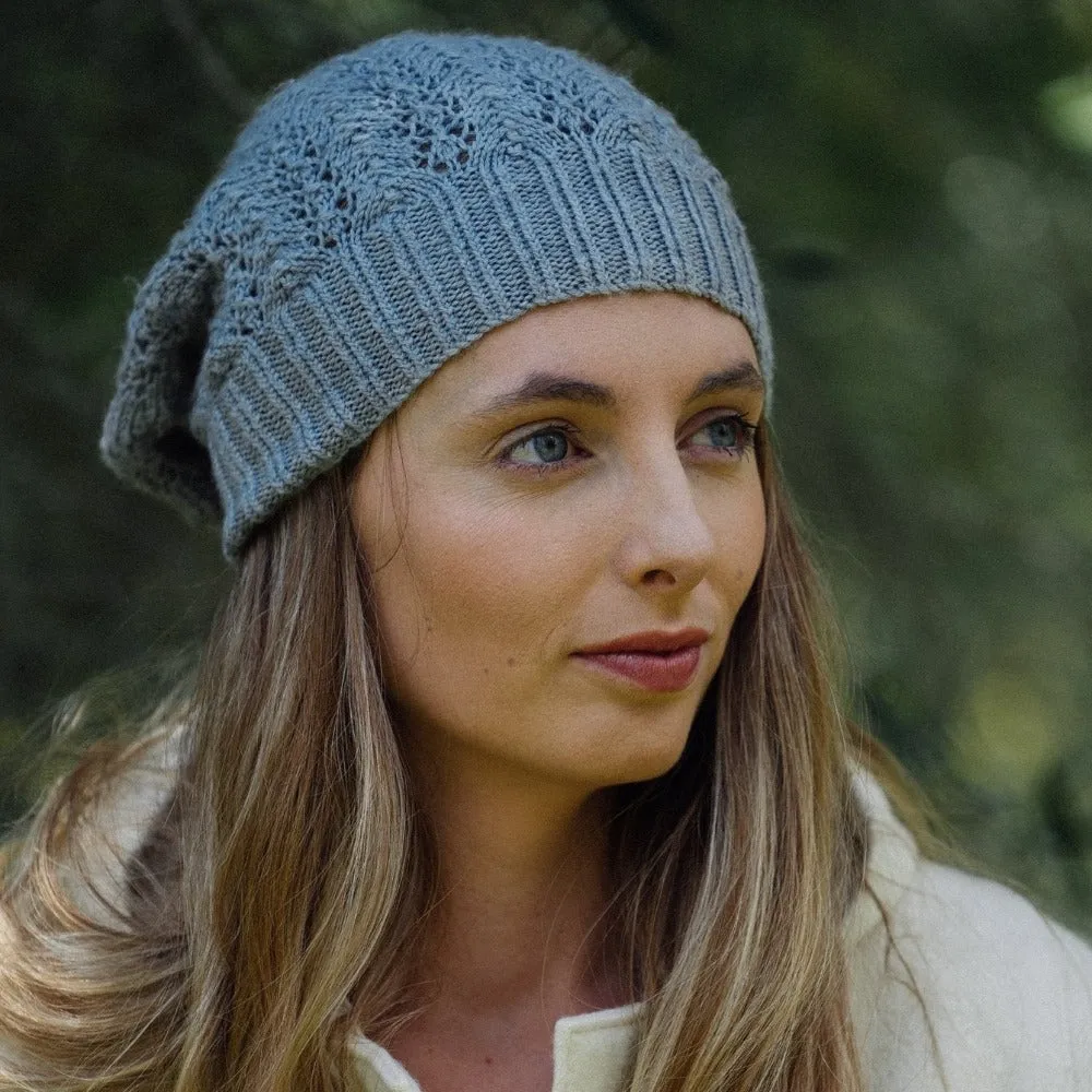 Sienna Slouchy Hat Knitting Pattern - 4Ply (HC12)