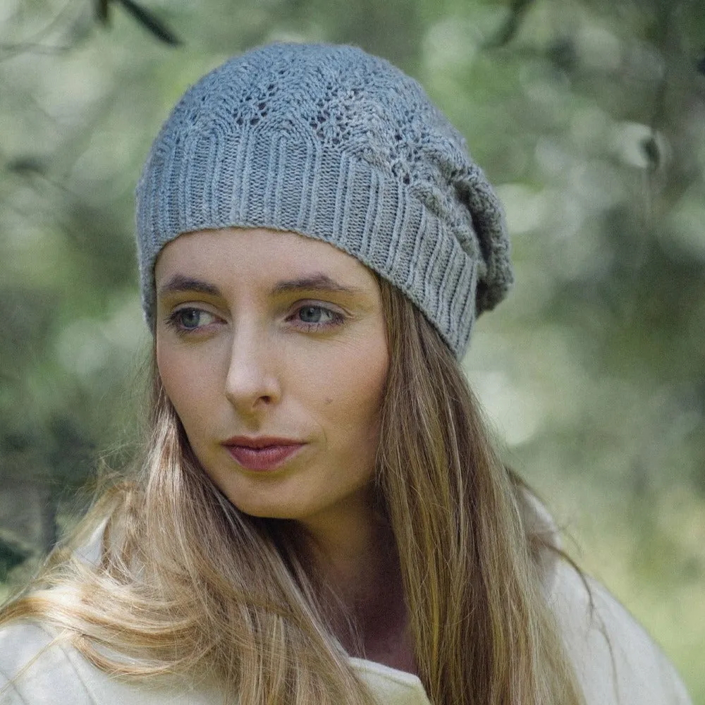 Sienna Slouchy Hat Knitting Pattern - 4Ply (HC12)