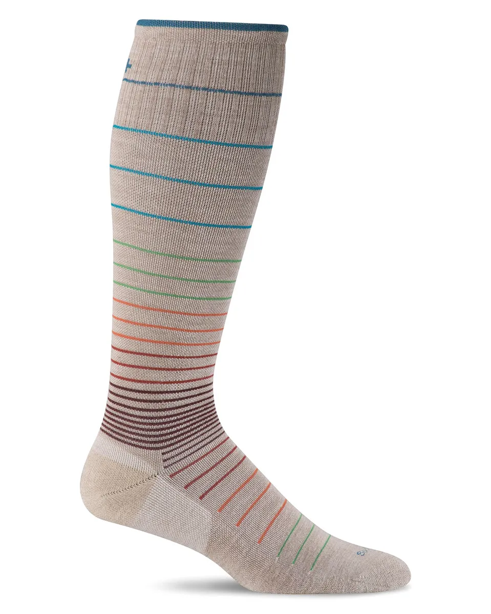 Sockwell Circulator Stripe Women's Knee Highs 15-20 mmHg | Clearance (Final Sale)