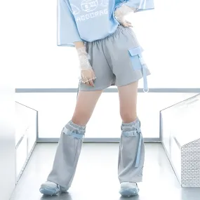 Soft Girl Cloud Wings Leg Warmers