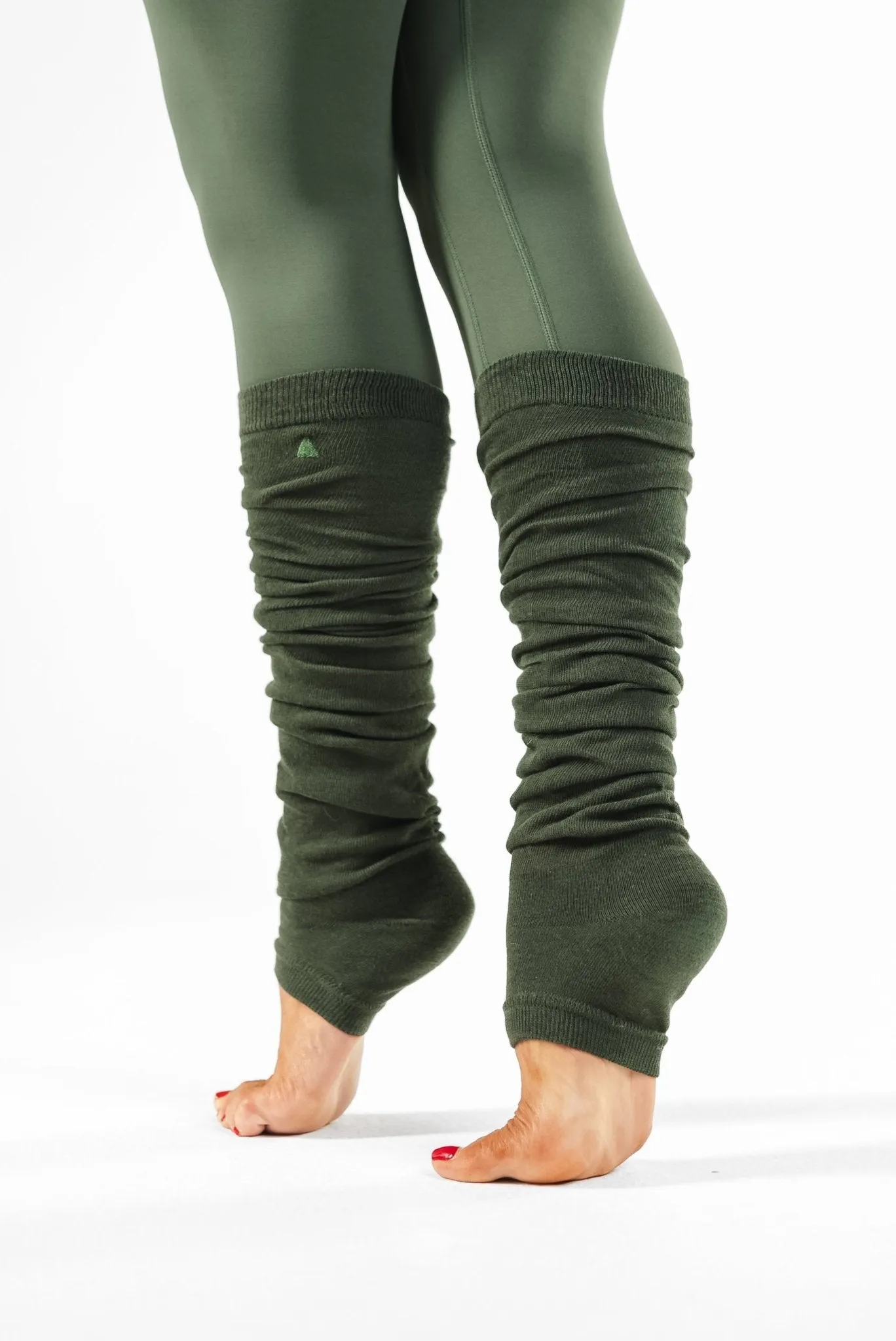 Sporty Leg Warmers - Olive