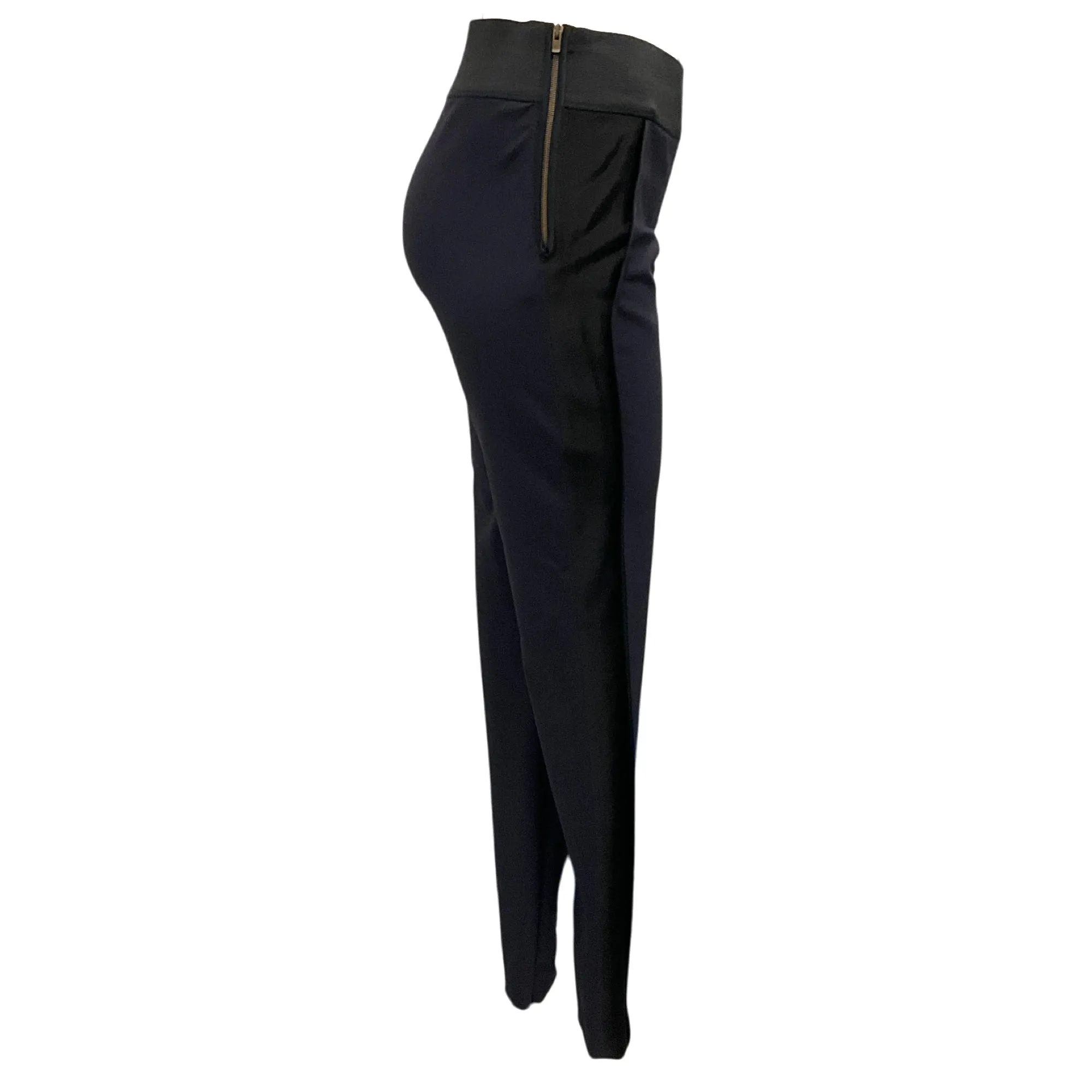 Stella McCartney Midnight Blue / Black 2011 Cotton Stretch Pants