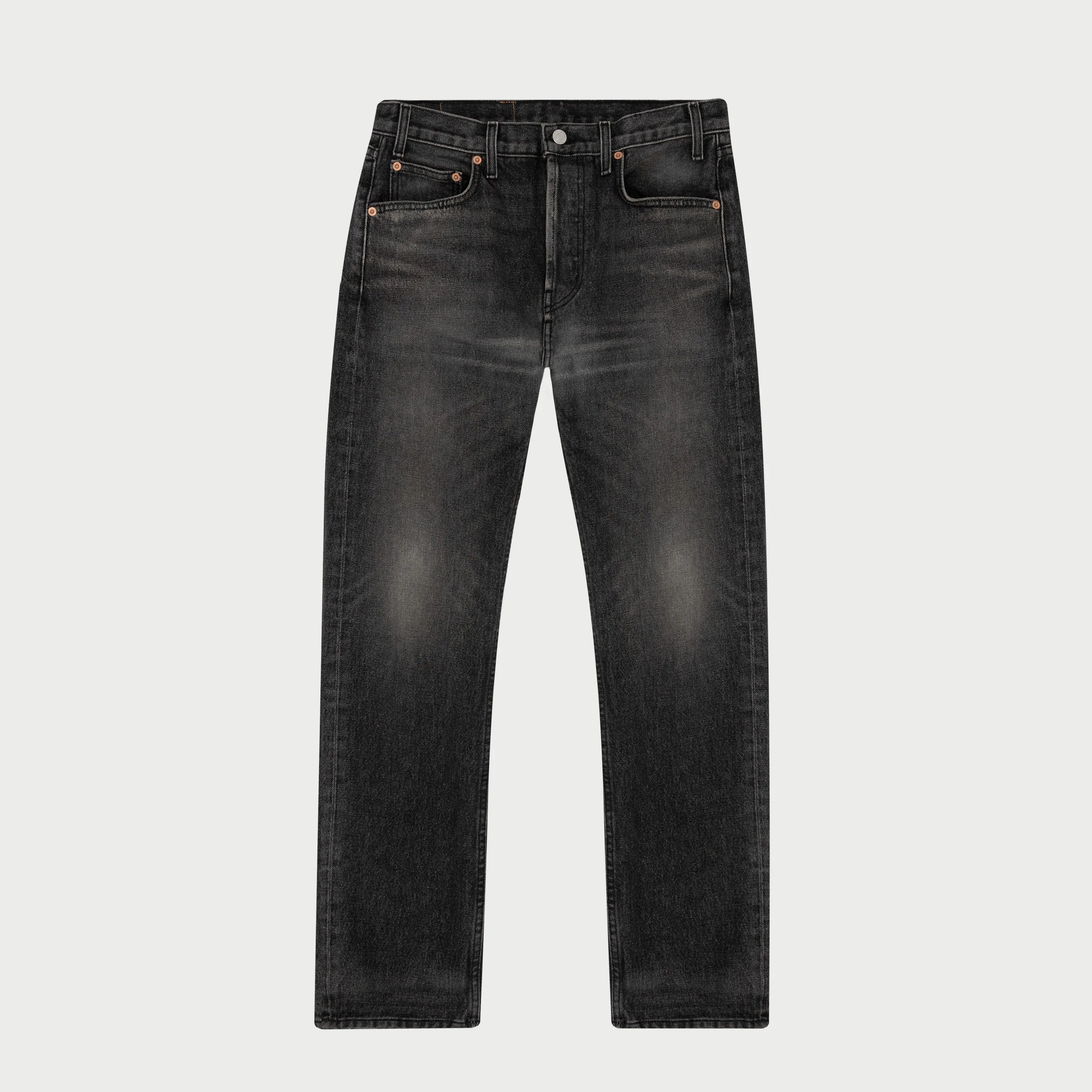 Straight Leg 5 Pocket Denim (Black)