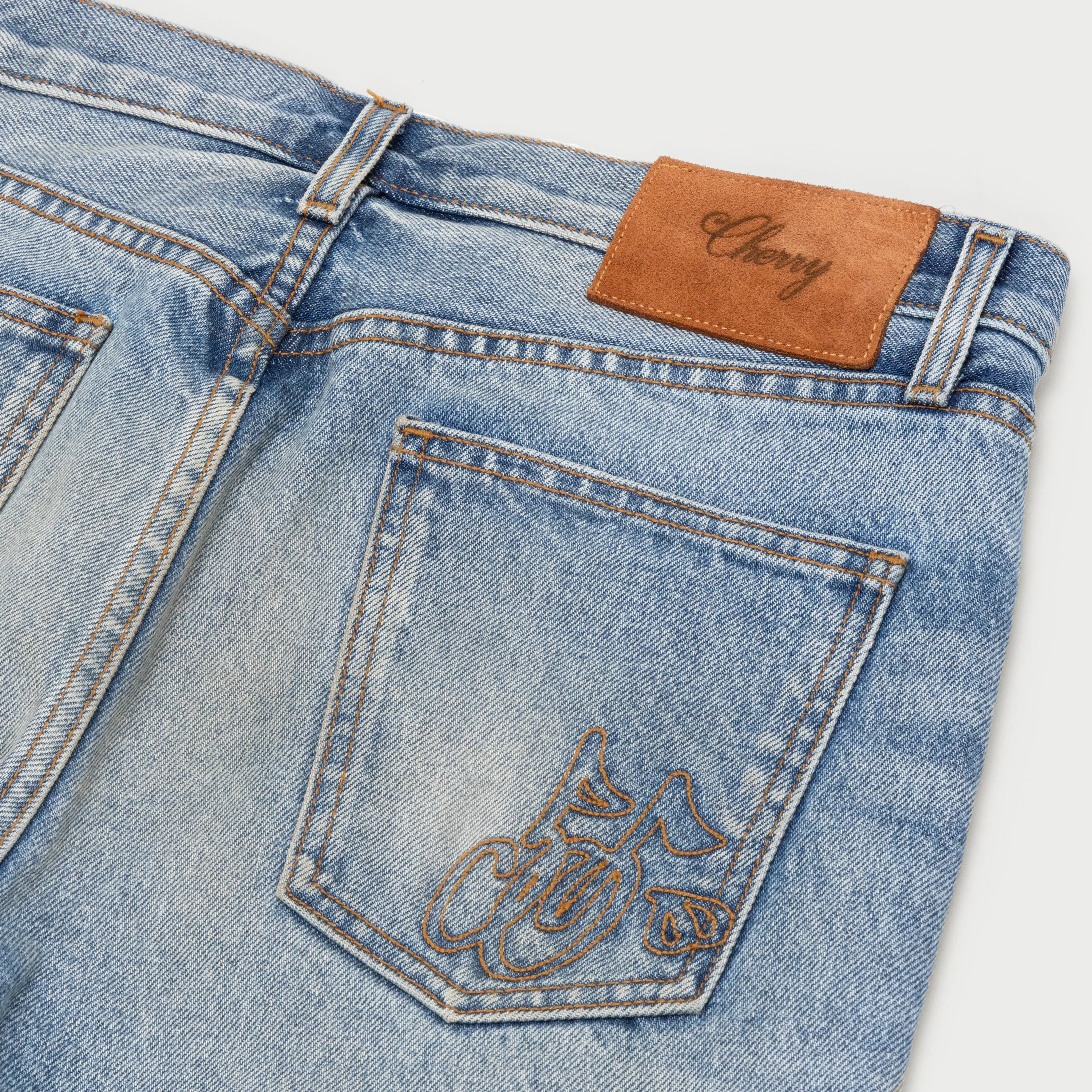 Straight Leg 5 Pocket Denim (Indigo)