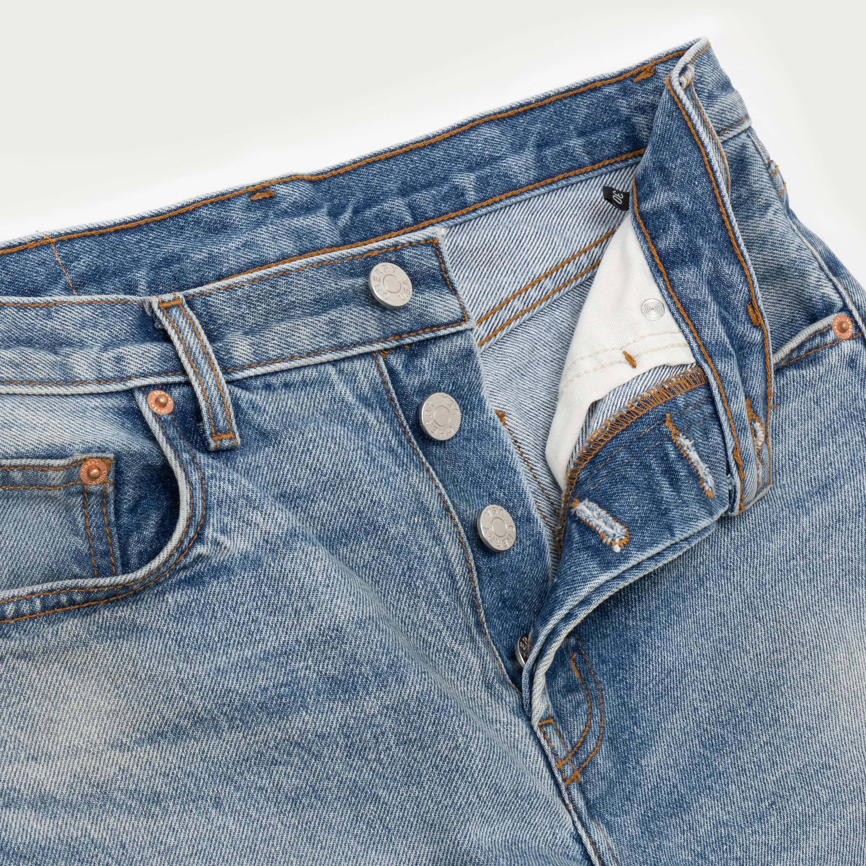 Straight Leg 5 Pocket Denim (Indigo)