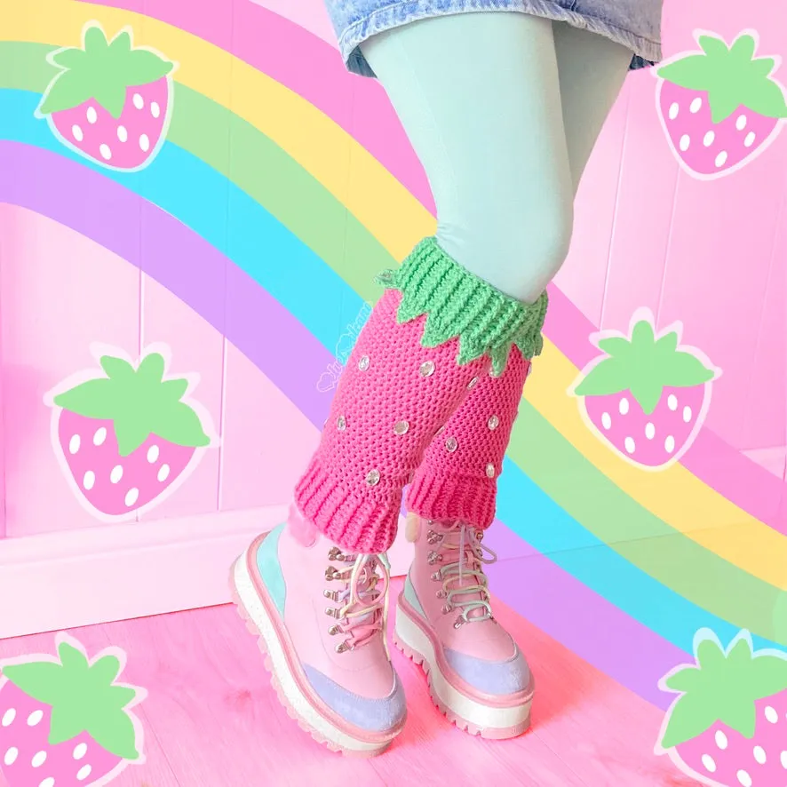 Strawberry Leg Warmers (Custom Colour)