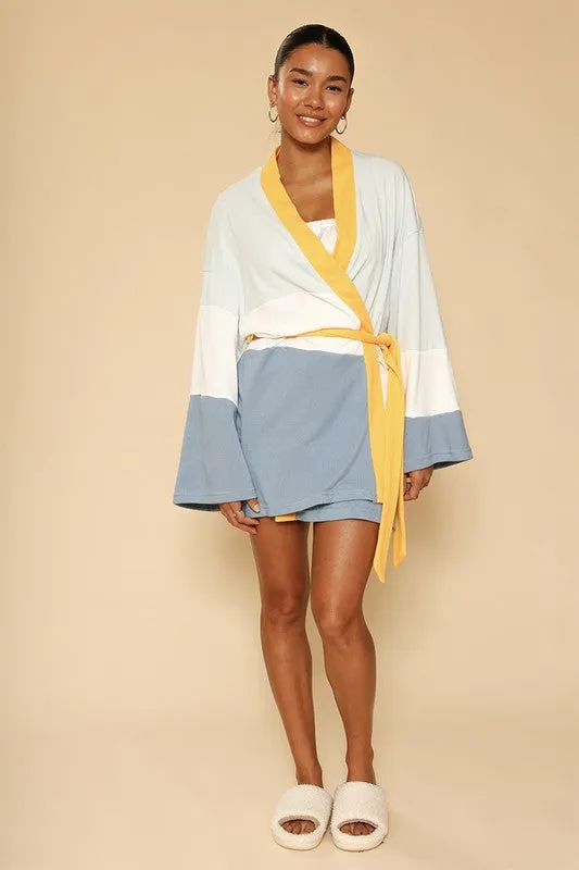 TEEK - Blue Sunset Terry Cloth Novelty Robe