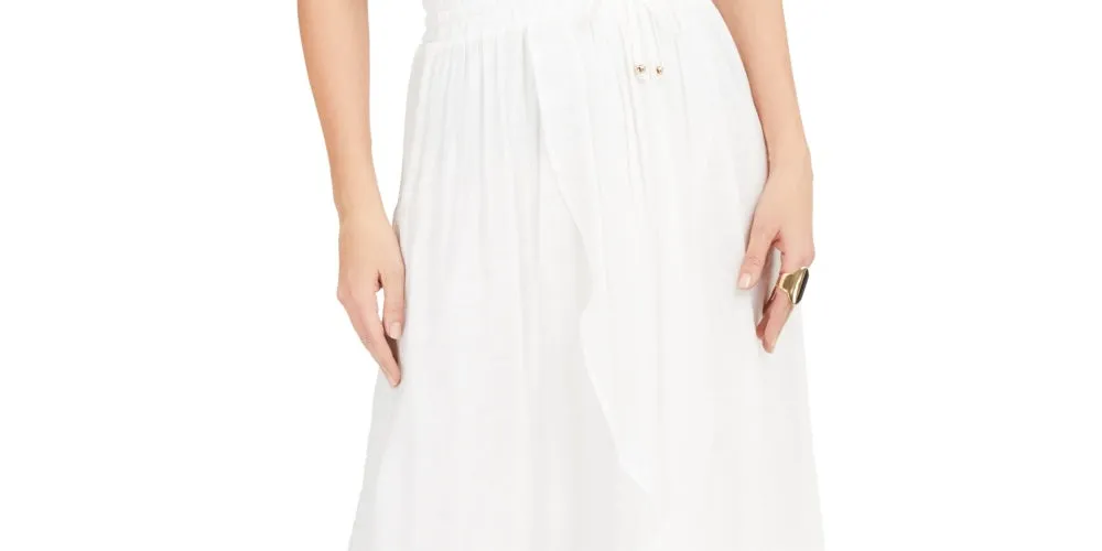 Thalia Sodi Women's Wrap Midi Skirt White Size XX-Large