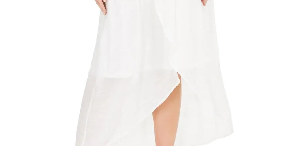 Thalia Sodi Women's Wrap Midi Skirt White Size XX-Large