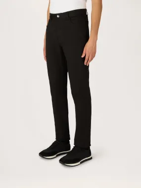 The Five Pocket Trouser || Black | Stretch Cotton