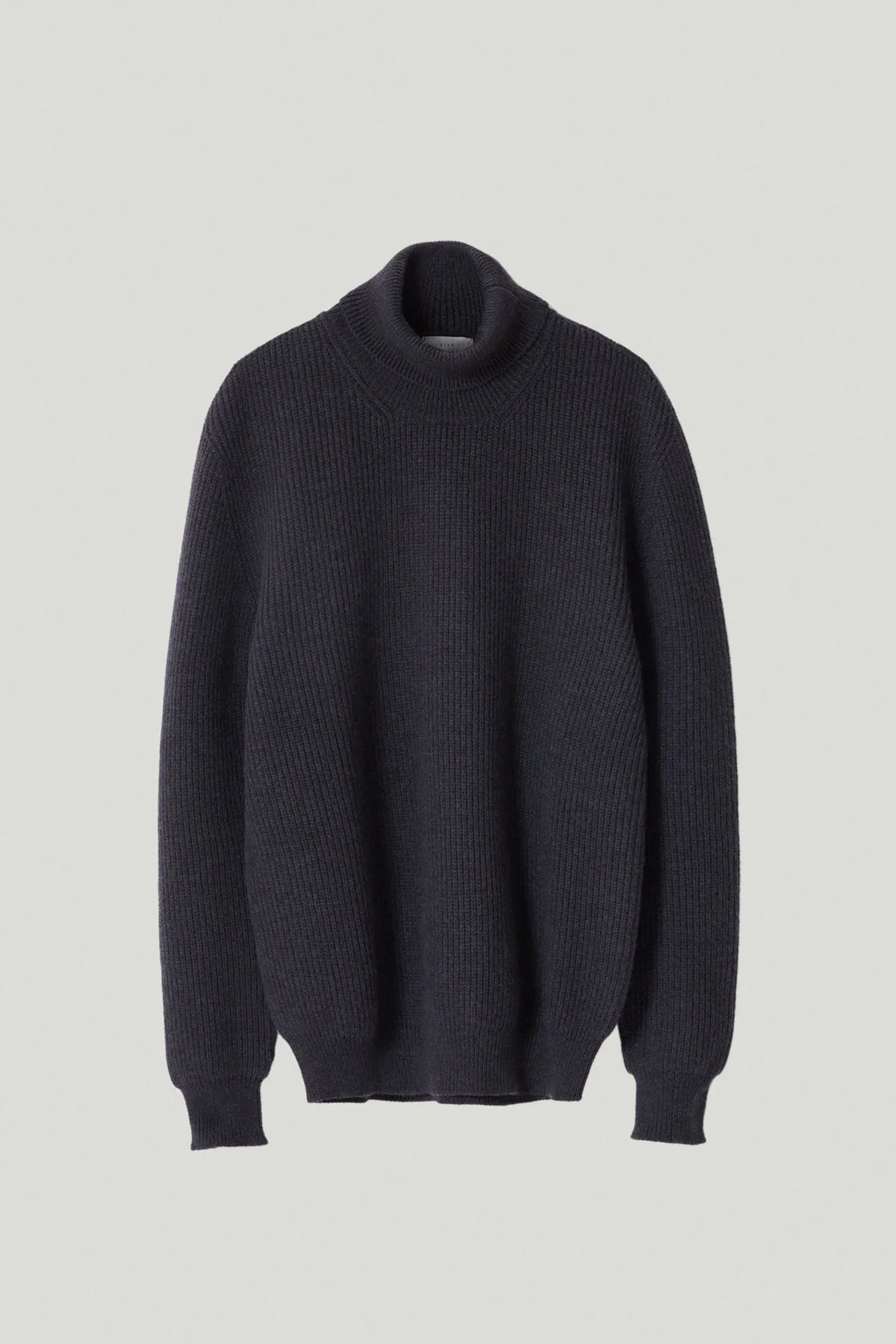 The Merino Wool Ribbed High-Neck