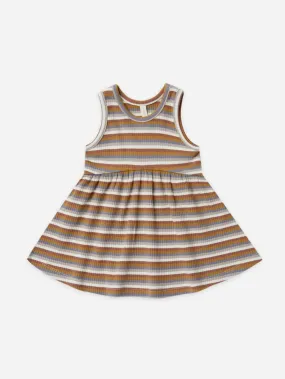 The Ribbed Tank Dress - Multi-Stripe - BABY