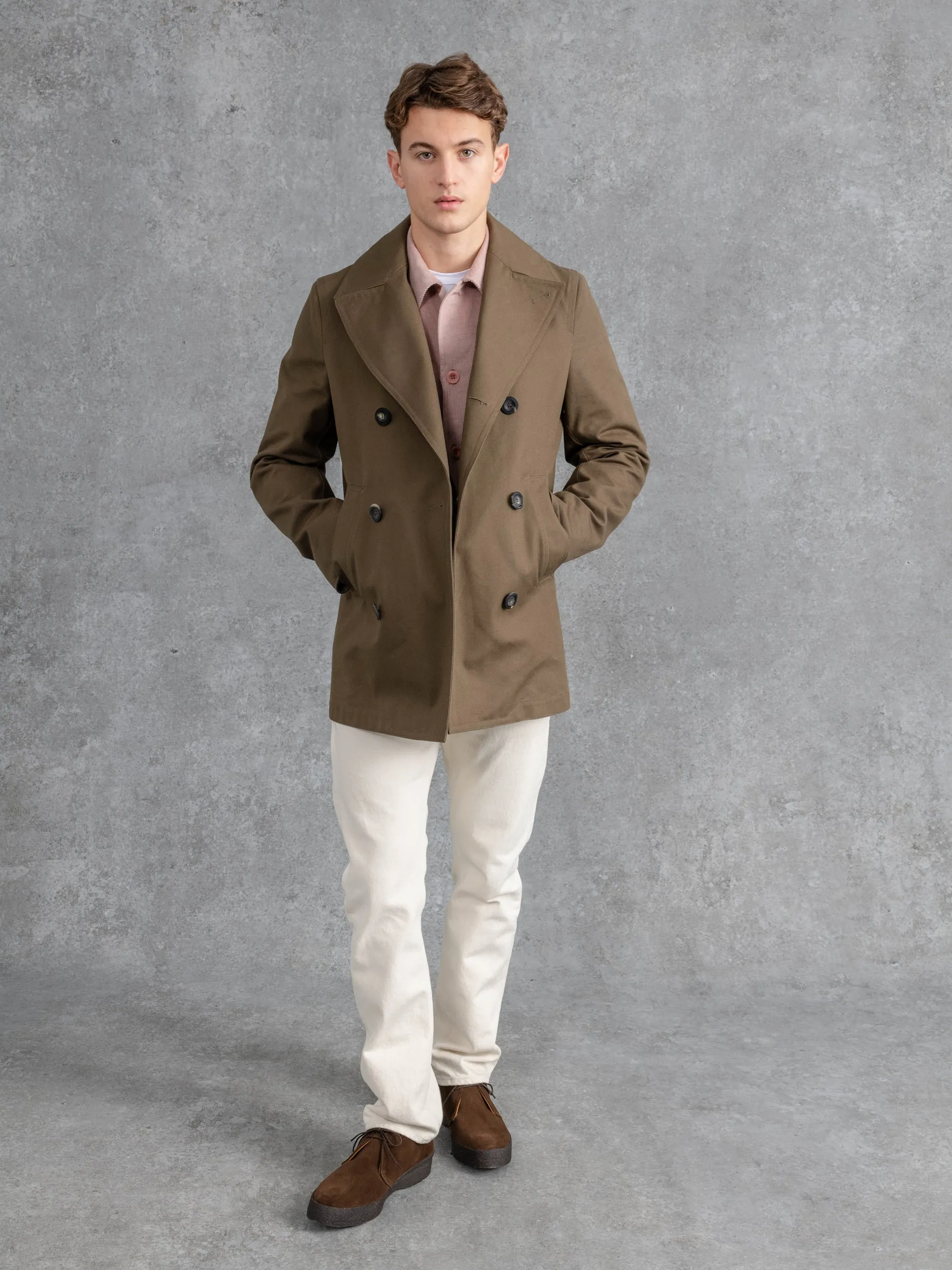 The Ventile® Peacoat - Nato Green