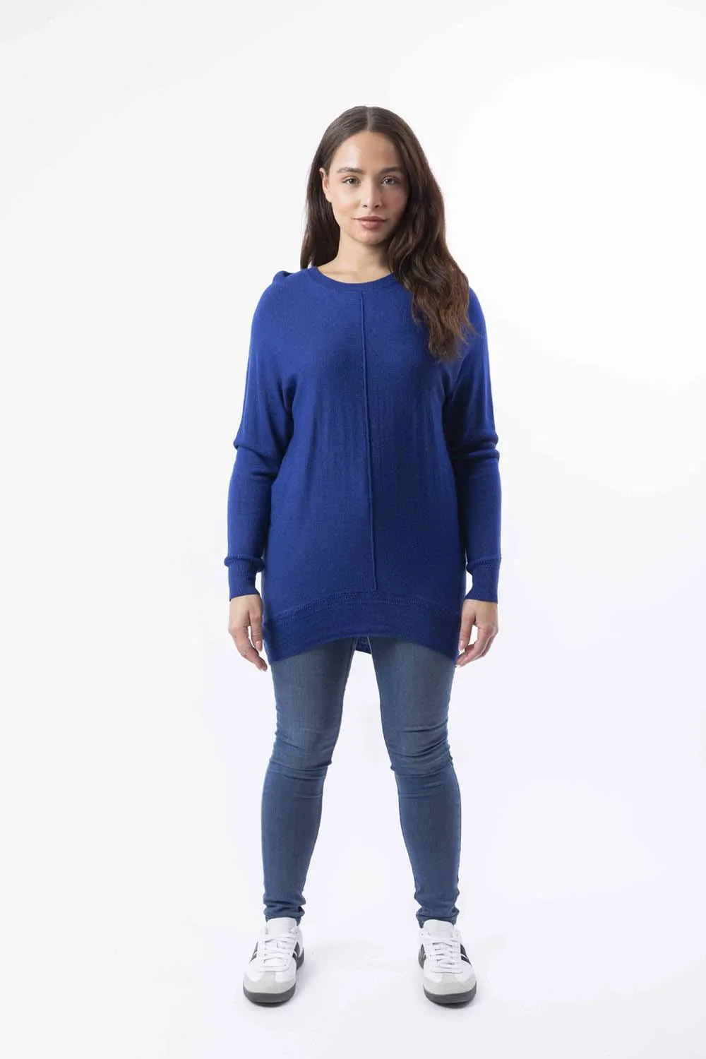 Thin Knit High Low Longline Jumper