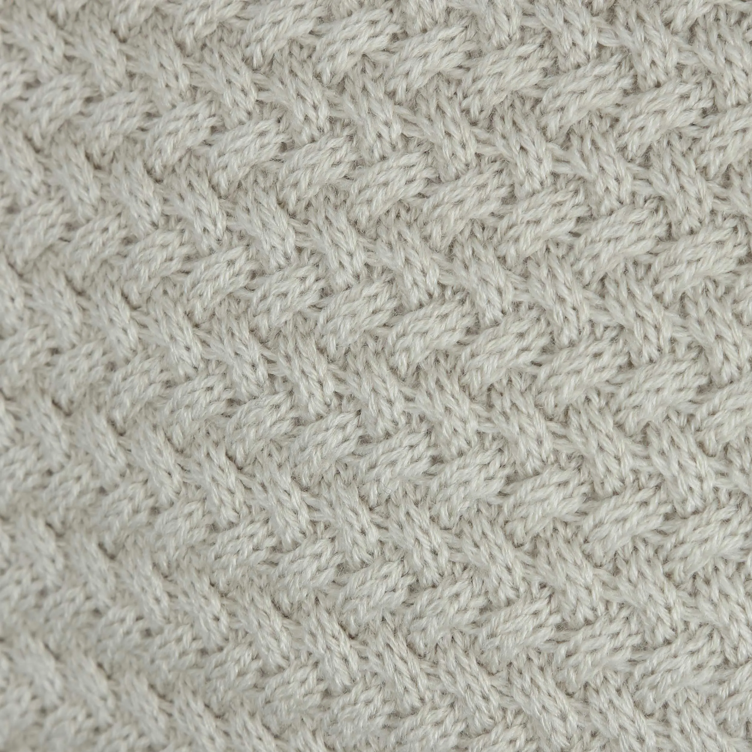 Thomas Maine Knitted Roll Neck in Oat