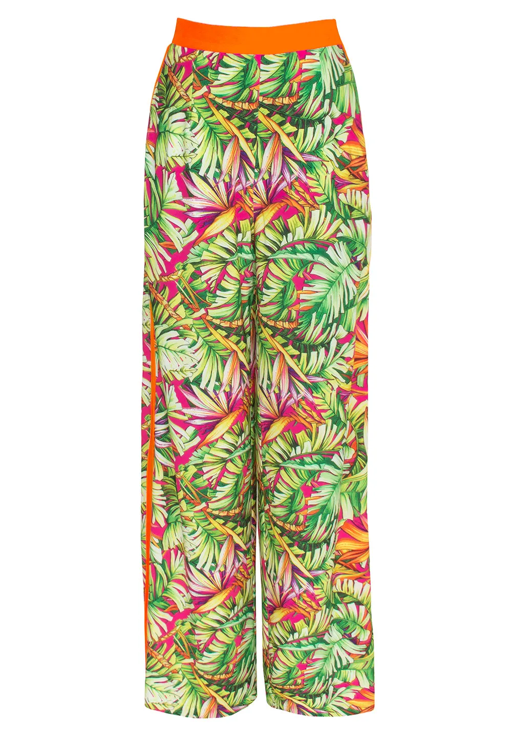 Tropics - Jungle Paradise Pants (Neon Orange)