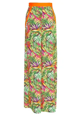 Tropics - Jungle Paradise Pants (Neon Orange)