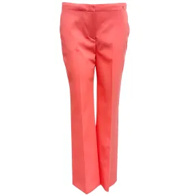 Versace Coral Wool Medusa Pants