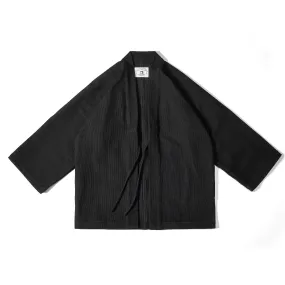 Vintage Kimono Kendo Black Robe