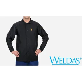 Weldas 33-8830XL COOL Welding Jacket 30" Cotton FR Navy XL