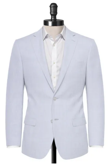 White Linen Blazer