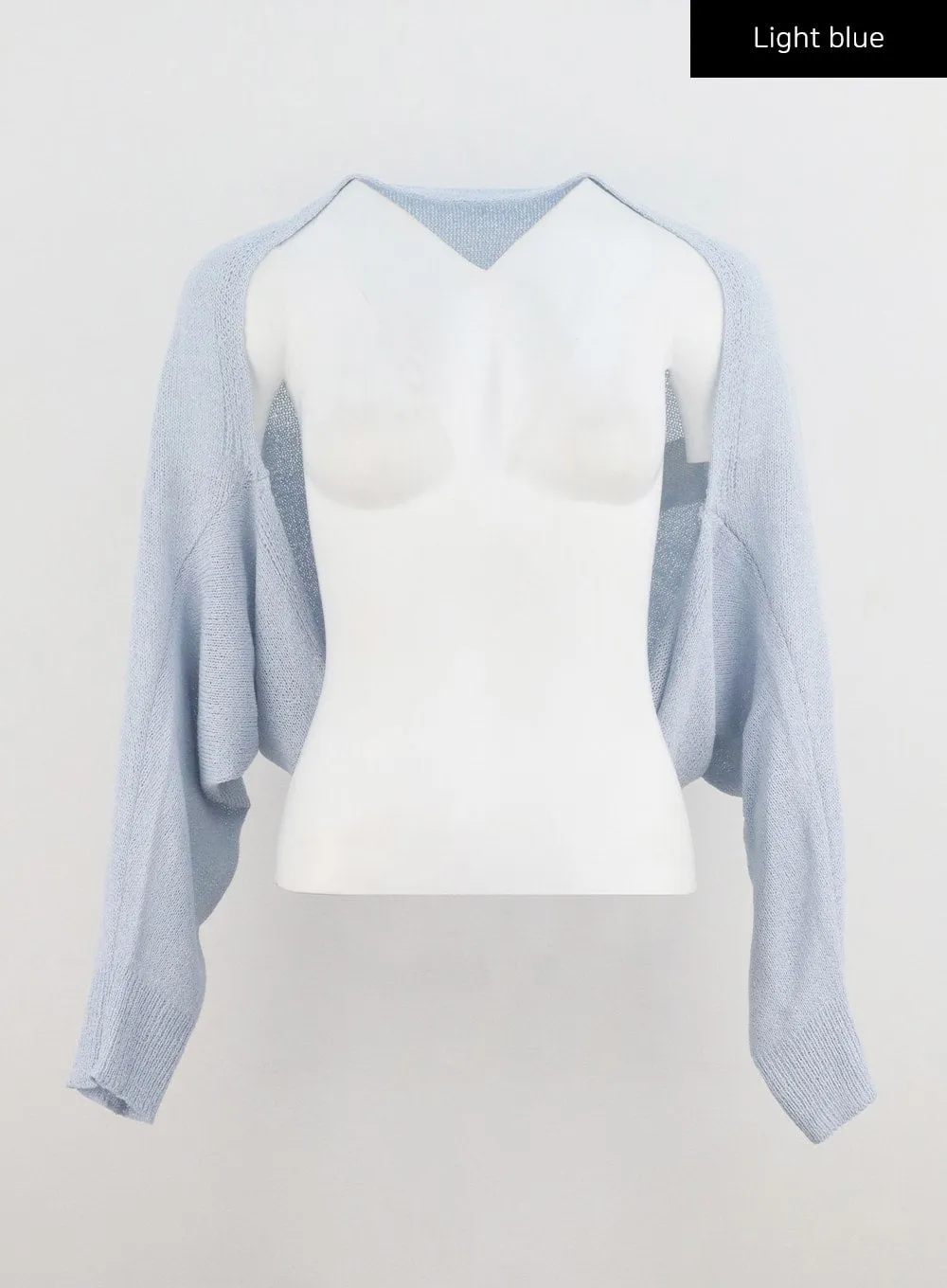 Wide Knit Bolero CL313