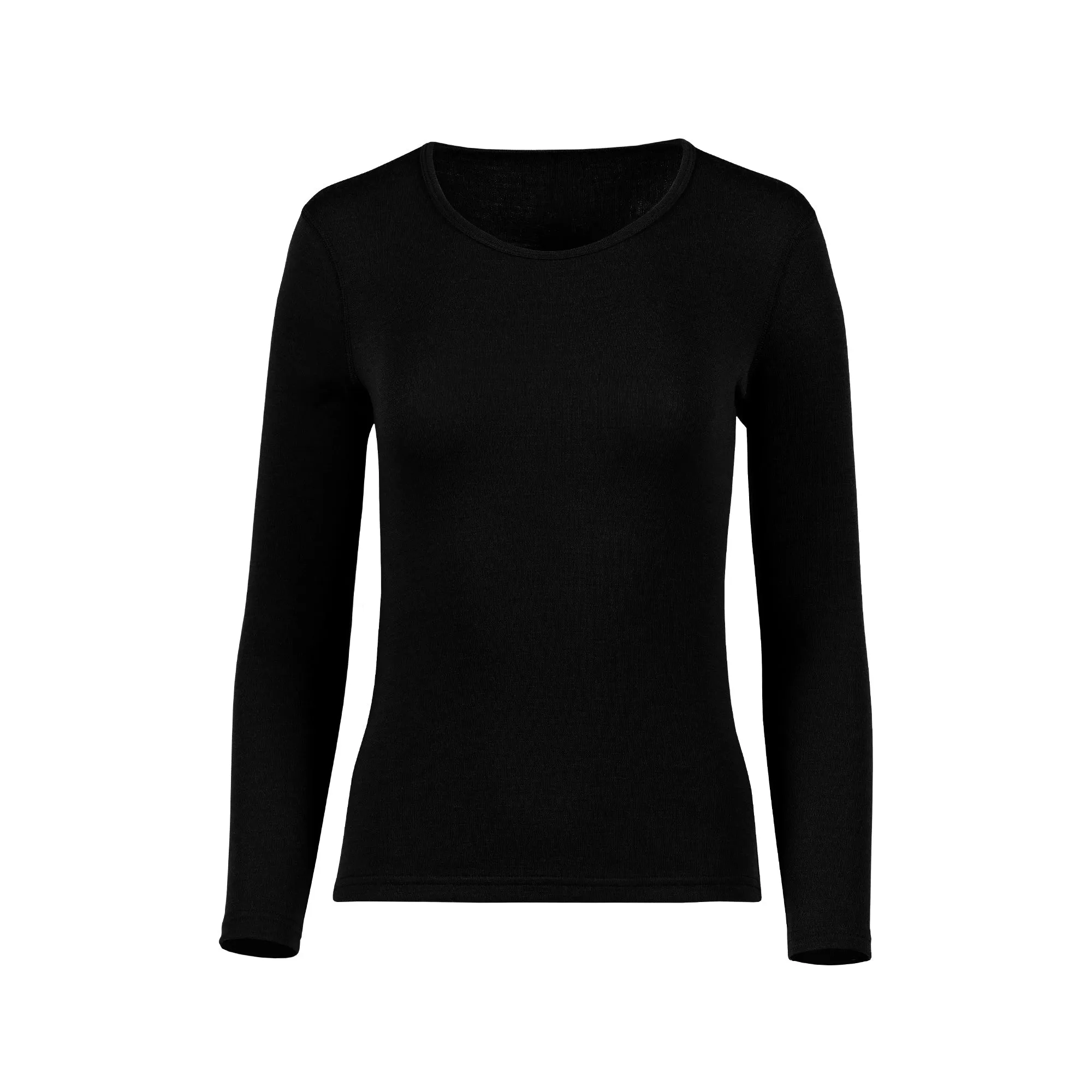 Women's 250 Thermal Long Sleeve Crew Black