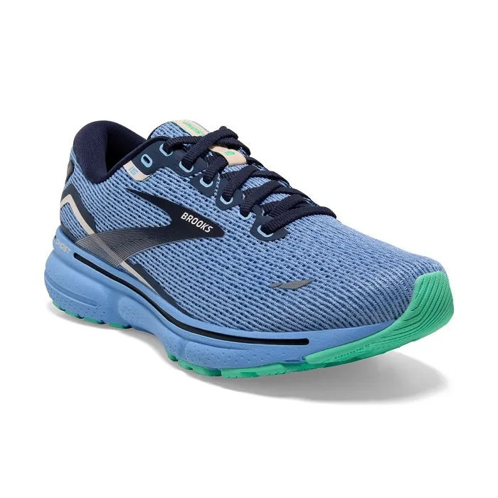 Womens Brooks Running Ghost 15 in Vista Blue/Peacoat/Linen