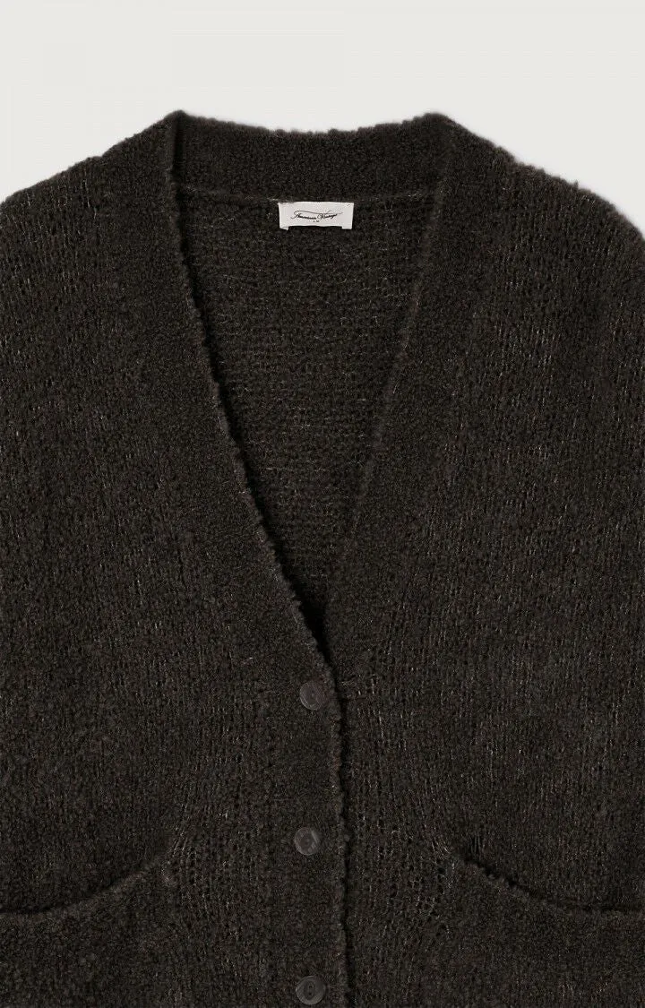 Zolly Cardigan in Charcoal Melange