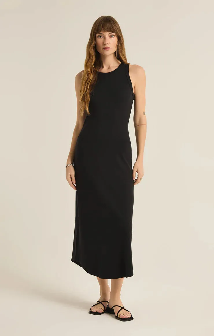 ZSU Goodwin Midi Dress in Black